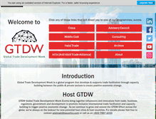 Tablet Screenshot of kwglobaltrade.com